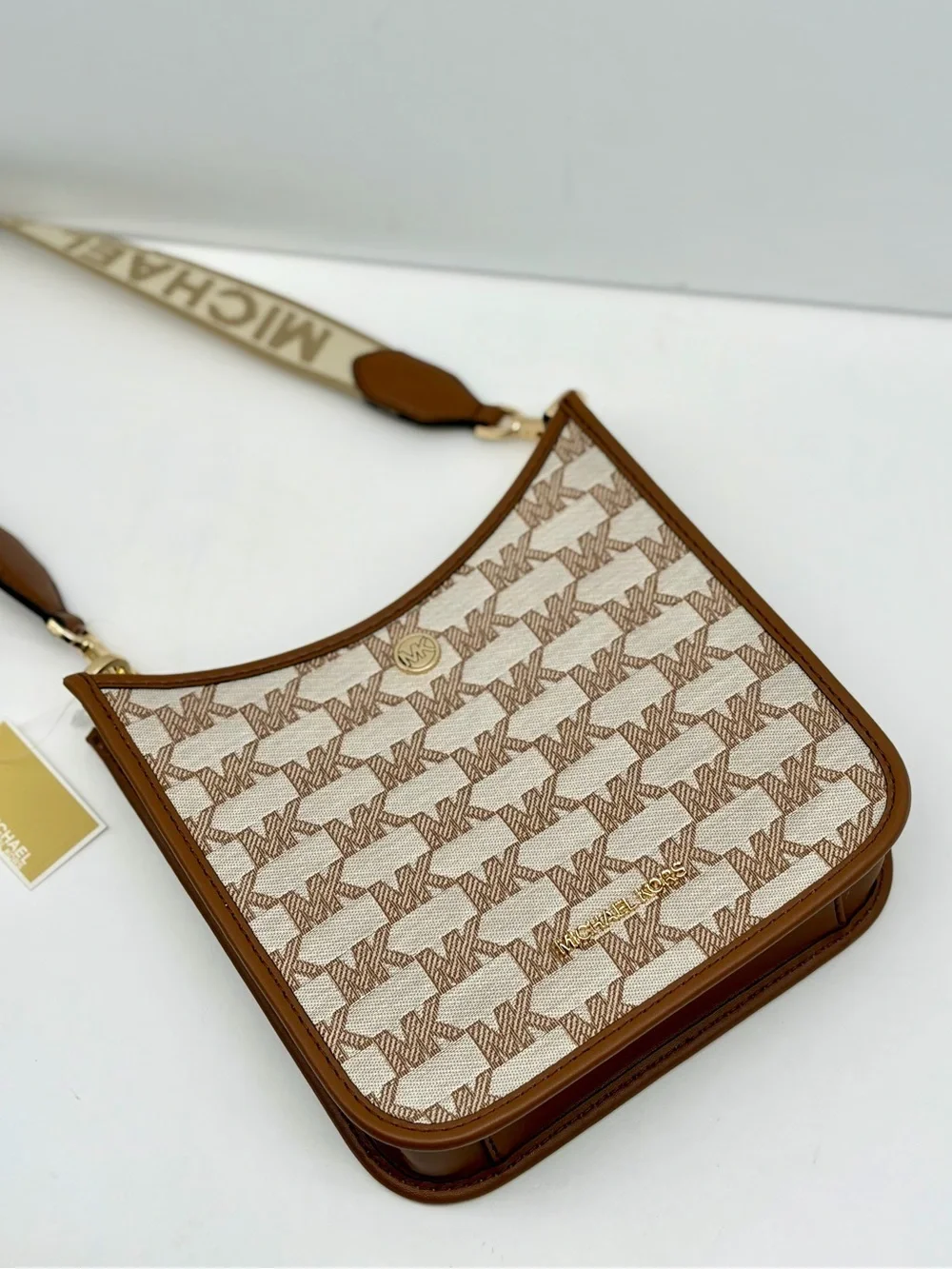 Michael Kors Briley Small Logo Messenger Crossbody Bag